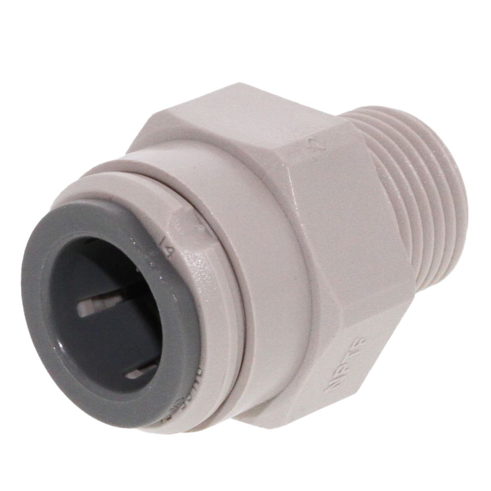 John Guest Male Connector NPTF - 1/2 x 3/8 NPTF