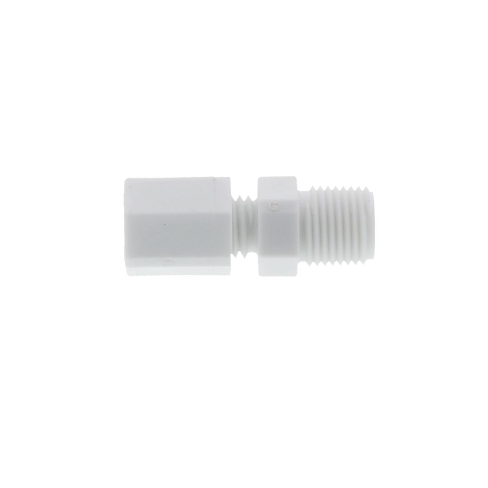JACO 10-2-2-P-O Polypropylene Male Connector 1/8 OD Tube x 1/8 MPT
