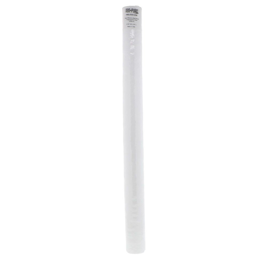 Neo-Pure HMB-25300-S5W 2.5" x 30" High Efficiency Meltblown .5micron