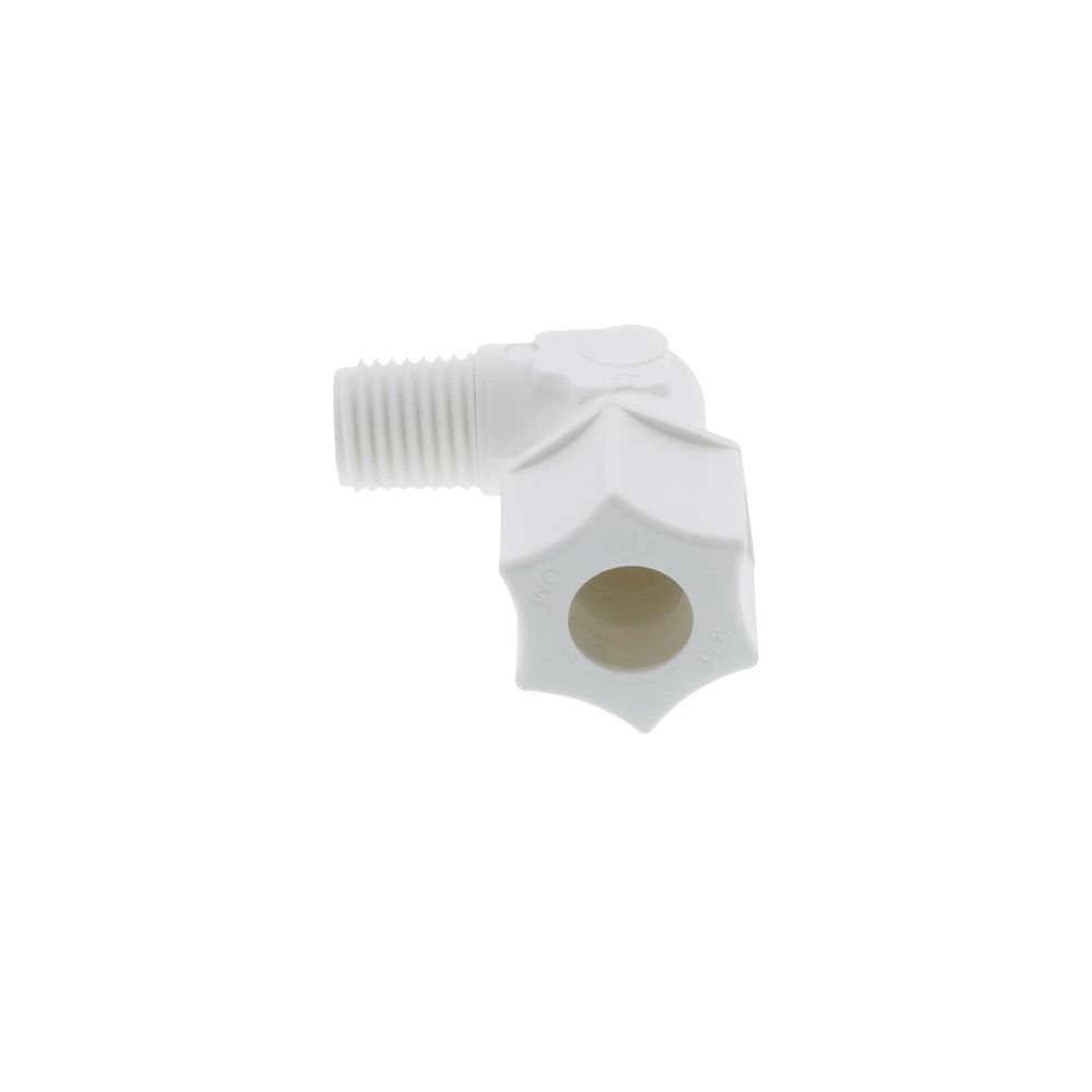 JACO 40-6-4-P-PG Polypropylene Male Elbow 3/8 OD Tube x 1/4 MPT