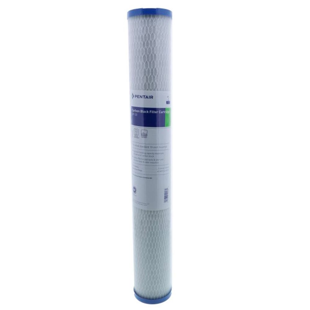 Pentek 155529-43 EP-20 Carbon Block-Dirt/Chlorine 5 mic Filter Compatible with Costguard CG5-20