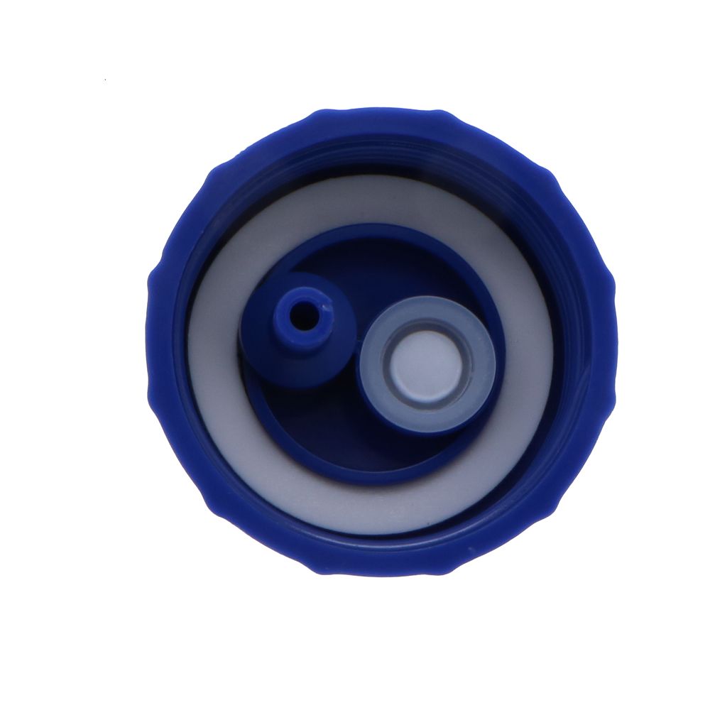 Colder BQ45GL1001 45mm Cap with PMC12 1/4 Hose Barb Valved Inline Body