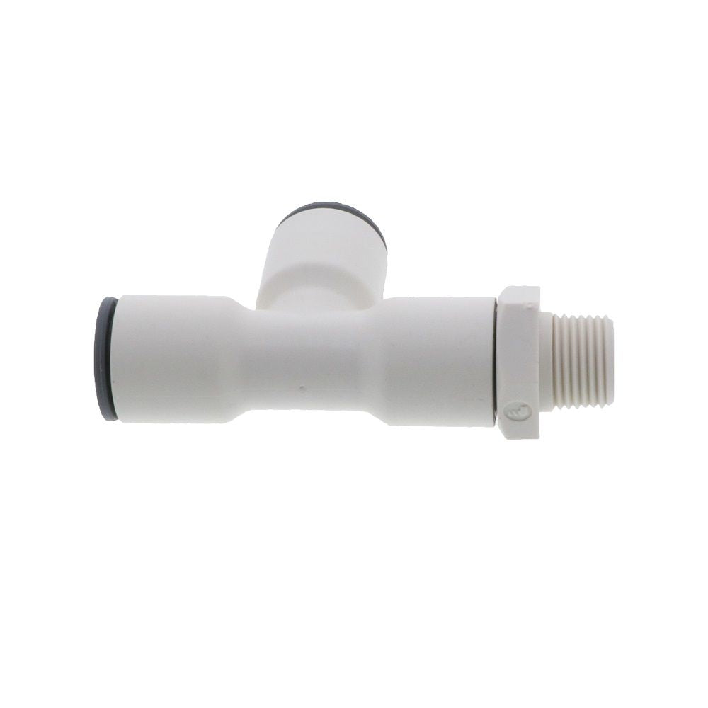Parker LIQUIfit Swivel Male Run Tee - 1/2 x 3/8 NPTF