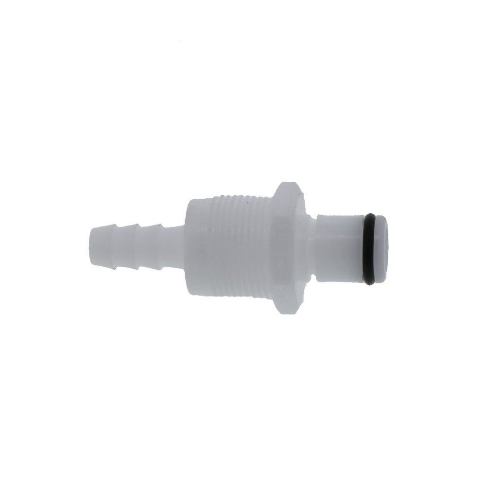 PLC42004 Panel Mount Hose Barb Coupling Insert 1/4 ID Barb
