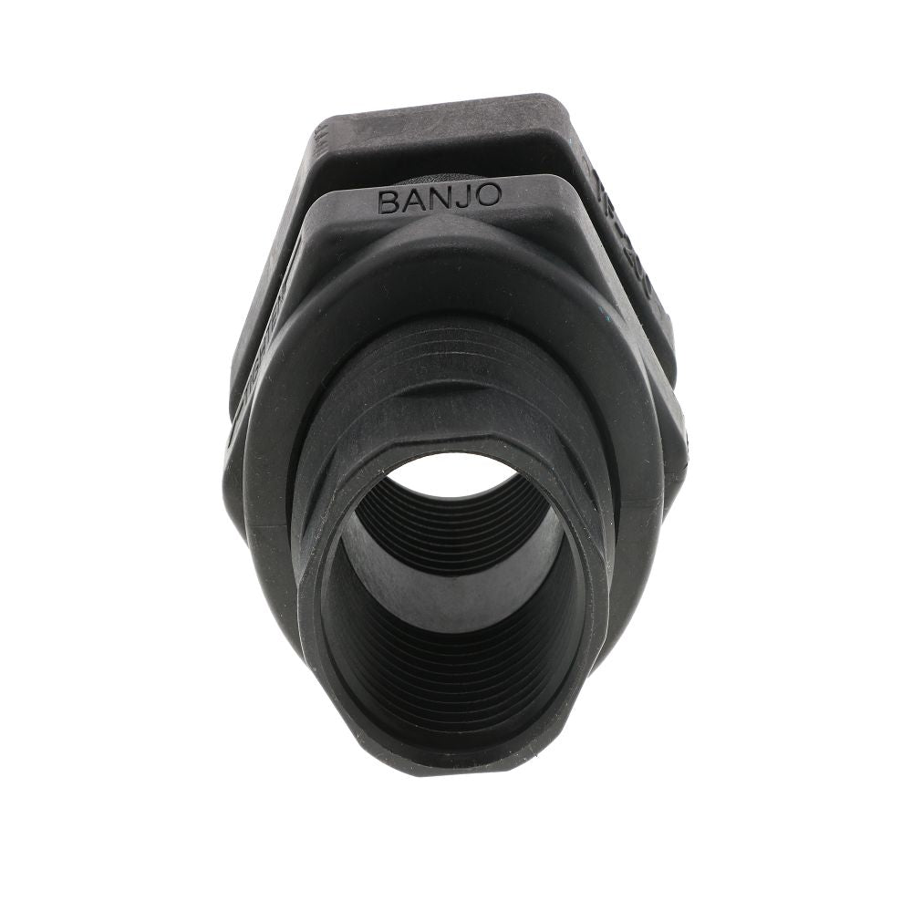 2.00" Polypropylene Bulkhead Tank Fitting with EPDM Gaskets