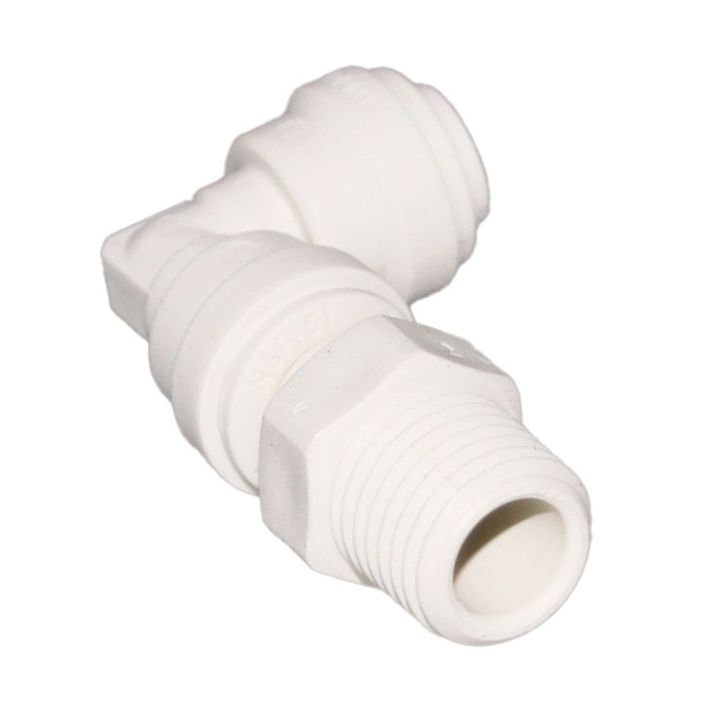 John Guest Swivel Elbow Polypro - 3/8 x 3/8 NPTF