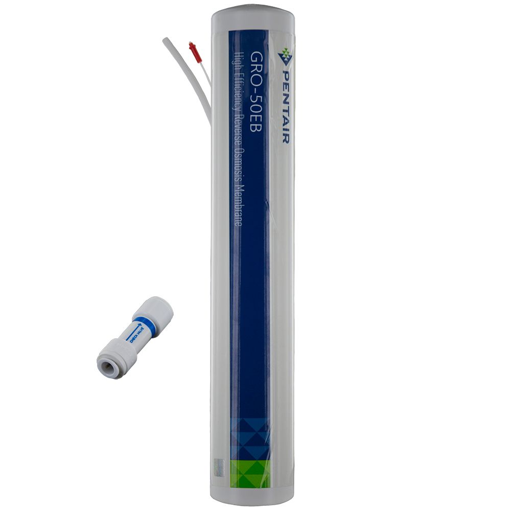 Pentair GRO-50EB TLC Encapsulated Membrane 50gpd w/Check Valve and Flow Control