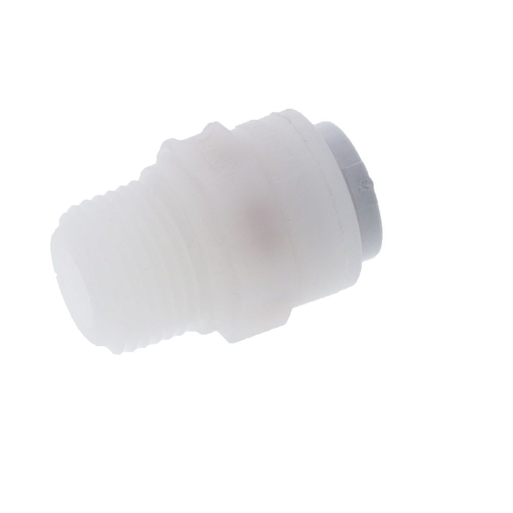 Kynar PVDF Male Connector - 3/8 x 3/8 NPTF