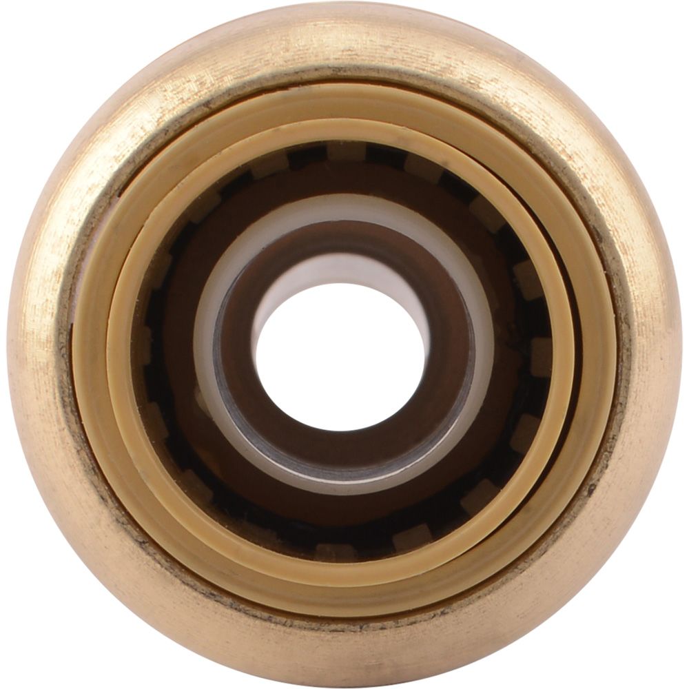 SharkBite® U009LF Lead-Free Brass Push-to-Connect Reducer Coupling - 3/8" x 1/2"