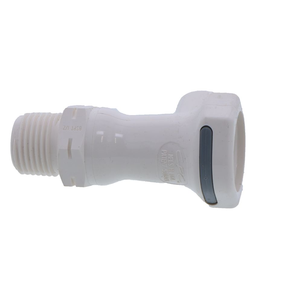 HFCD10835BSPT Valved Male Thread Coupling Body 1/2 BSPT