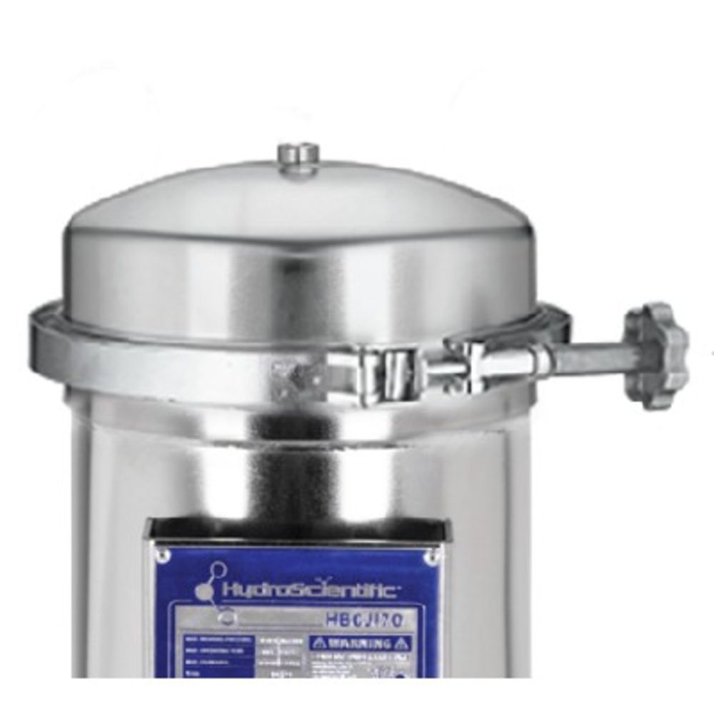 HydroScientific Band Clamp 170 Jumbo Filter Housing, 2" FNPT 316SS