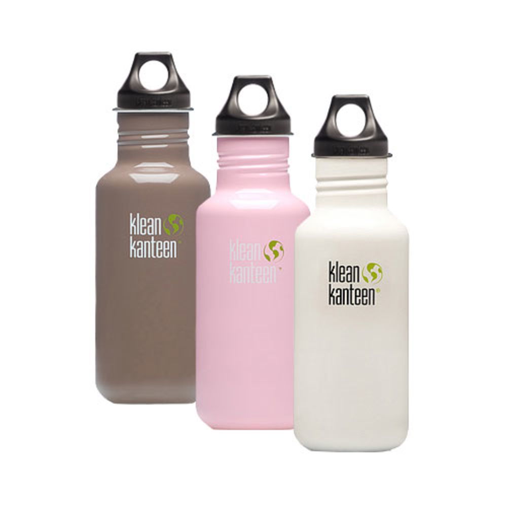 Klean Kanteen Classic 18 oz. Stainless Steel Water Bottle w/ Poly Loop Cap