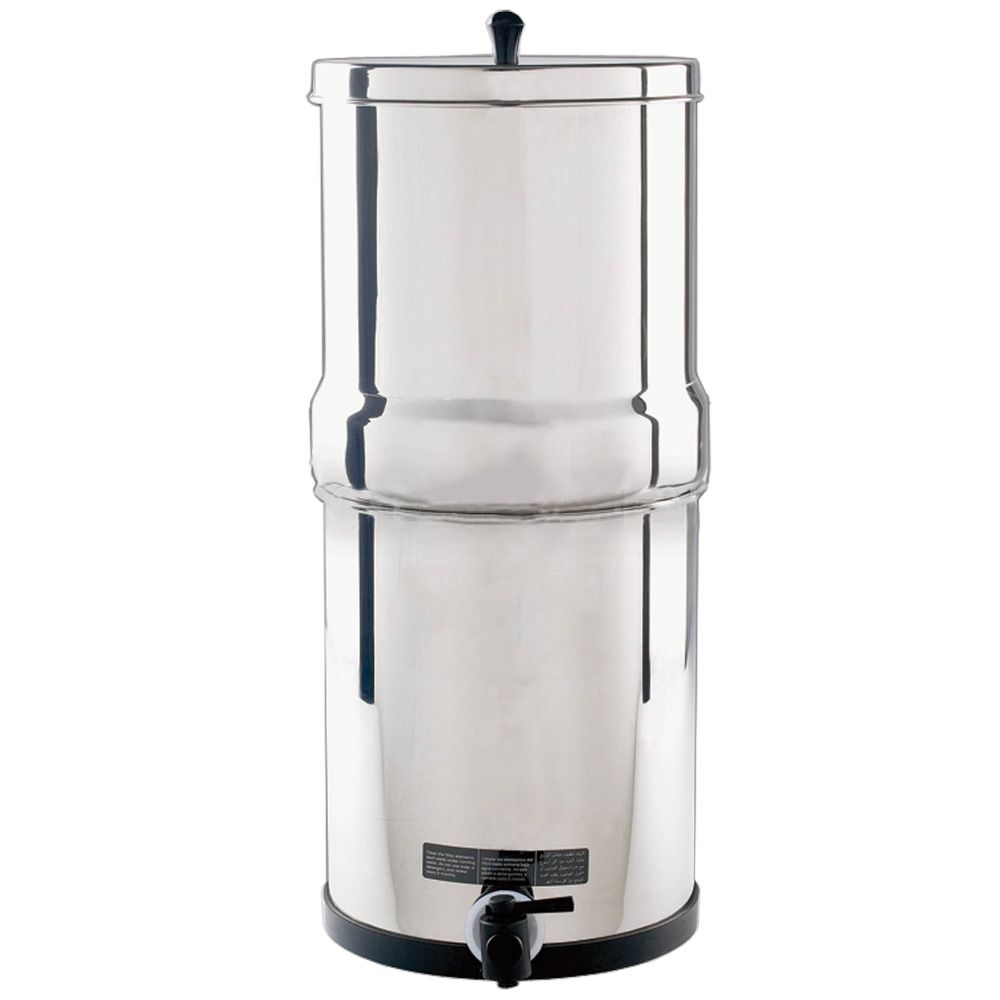 AquaCera Traveller SS2 Gravity Fed Filtration System - With 2 Cera Plus 7" Filters
