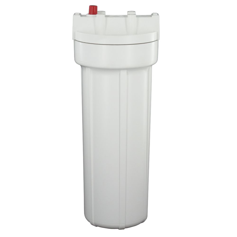 Pentek 10" Slim Line Water Filter Housing White/White w/ PR - 3/8" FPT