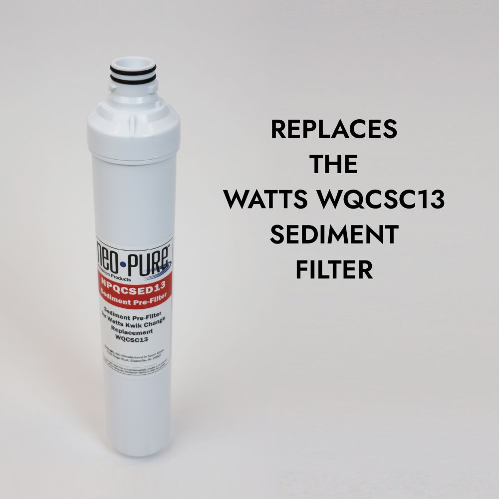 Neo-Pure Kwik Change 13" Sediment Prefilter Replacement for Watts WQCSC13