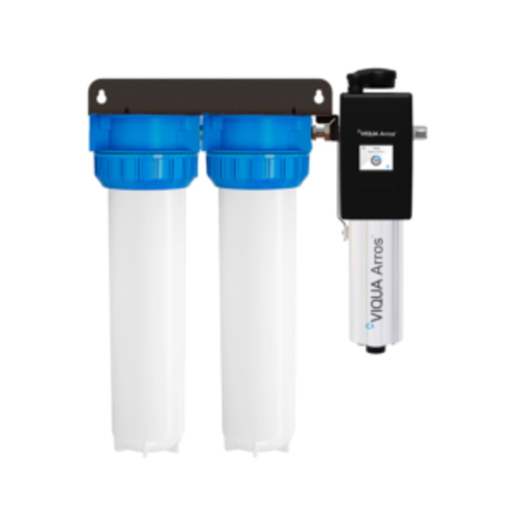 UV System Viqua Arros 15 Integrated Home System 120V 9gpm@125psi w/1x10" Sed Filt & 1x20" Carb Filt