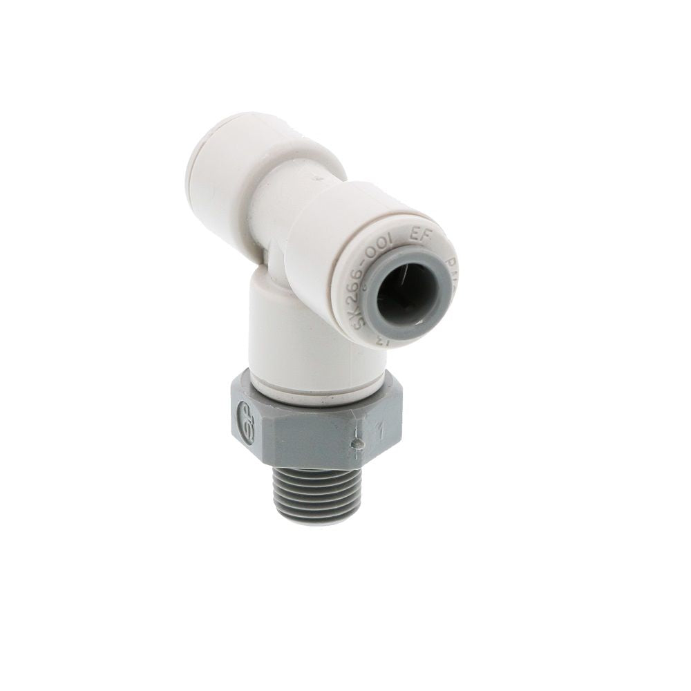 John Guest Swivel Branch Tee NPTF - 1/4 x 1/8 NPTF