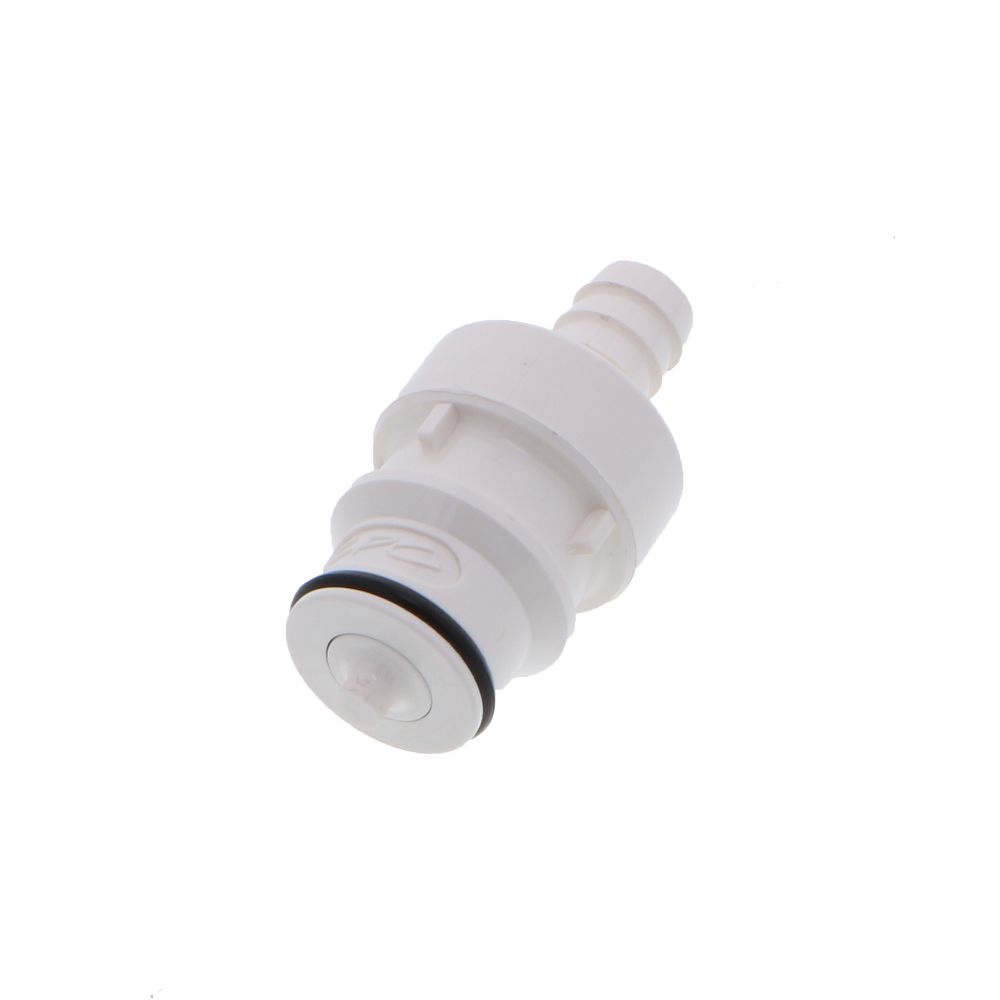 HFCD22635 Valved In-line Hose Barb Coupling Insert 3/8 ID Barb