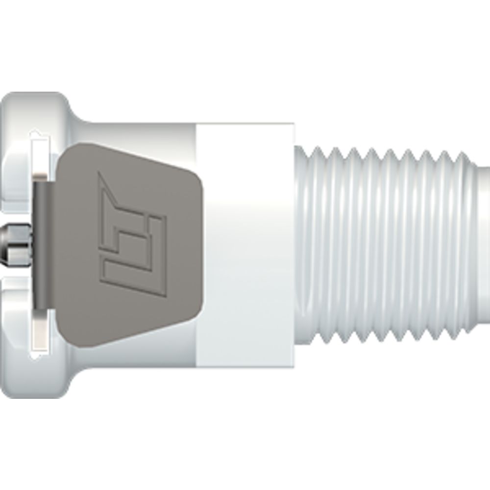 LinkTech 20AC Male Thread Socket, Valved, 1/8" BSPT