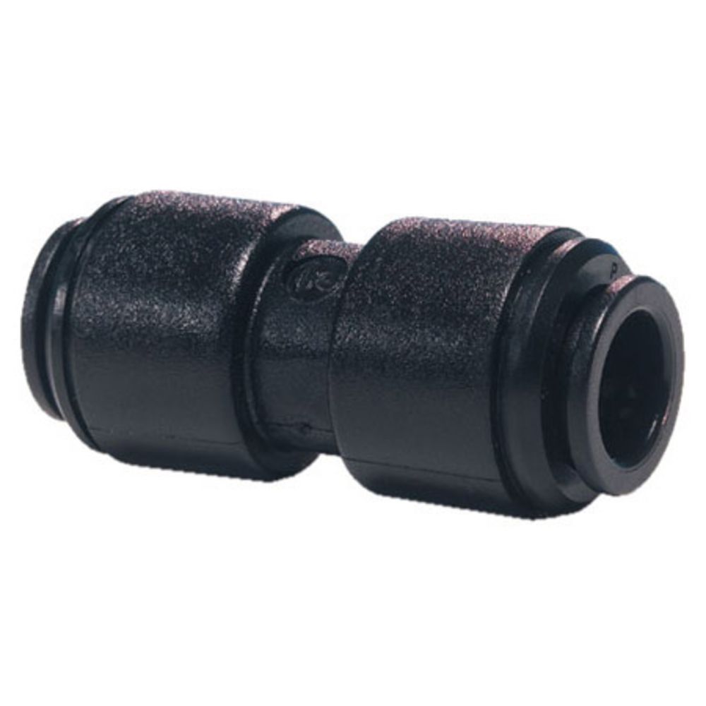 John Guest Union Connector BLACK ACETAL - 15mm