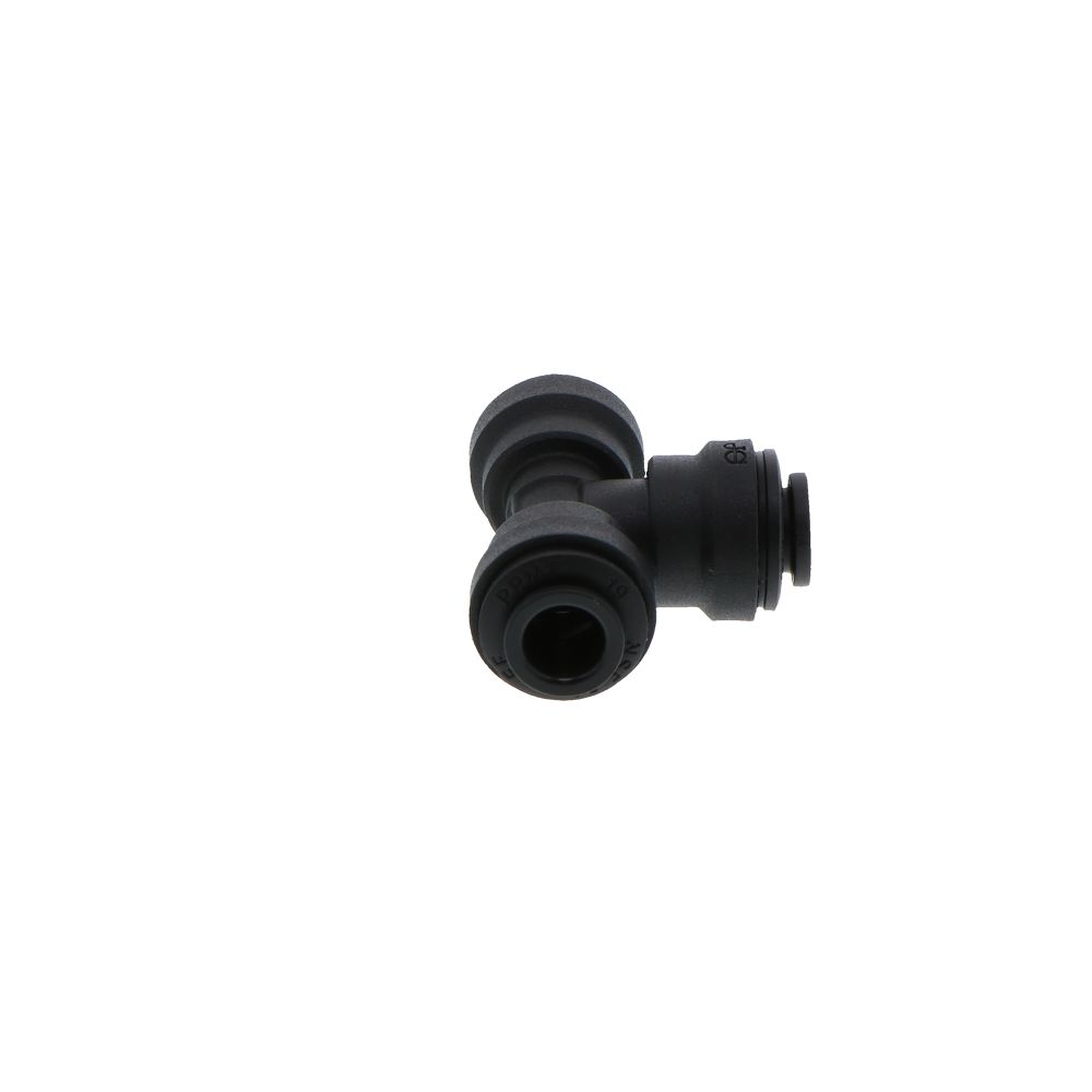 John Guest Union Tee Black Polypropylene - 1/4