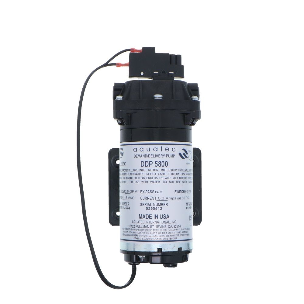 Aquatec 5850-7E12-J574 Pump .6 GPM, 3/8"JG, 115V