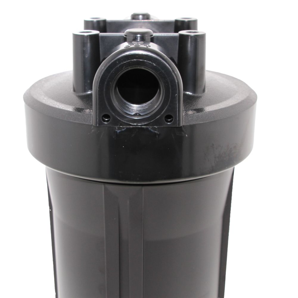 10" Neo-Pure Big Flow Filter Housing Black Cap/Black Sump 1" without Pressure Relief