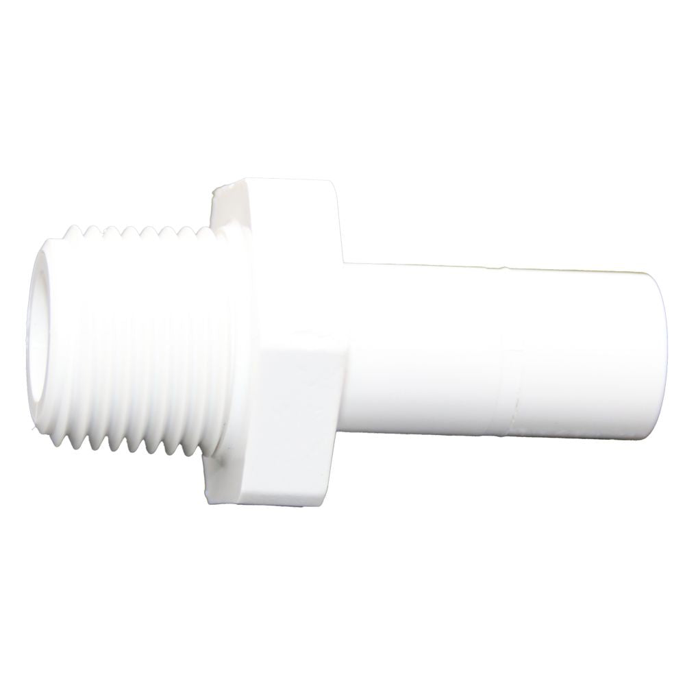 NeoFit - Polypropylene Natural White Stem Adapter 1/2" Stem x 3/8" NPTF