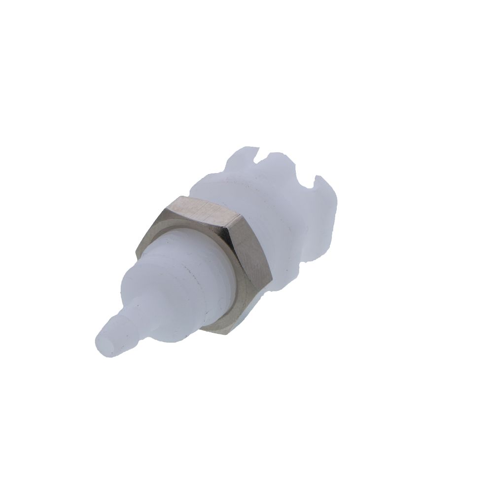 Multi-Mount Non-Valved Hose Barb Coupling Body - 1/8 ID Barb Acetal