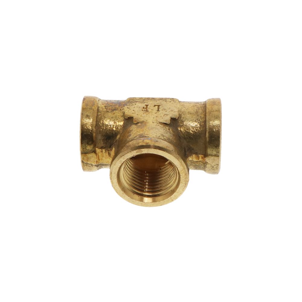 Lead-Free Brass Tee 3/8 FPT x 3/8 FPT x 3/8 FPT
