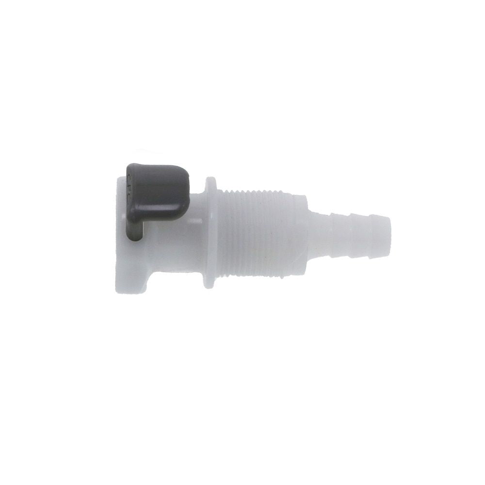 APCD16005 Valved Panel Mount Hose Barb Coupling Body 5/16 ID Barb