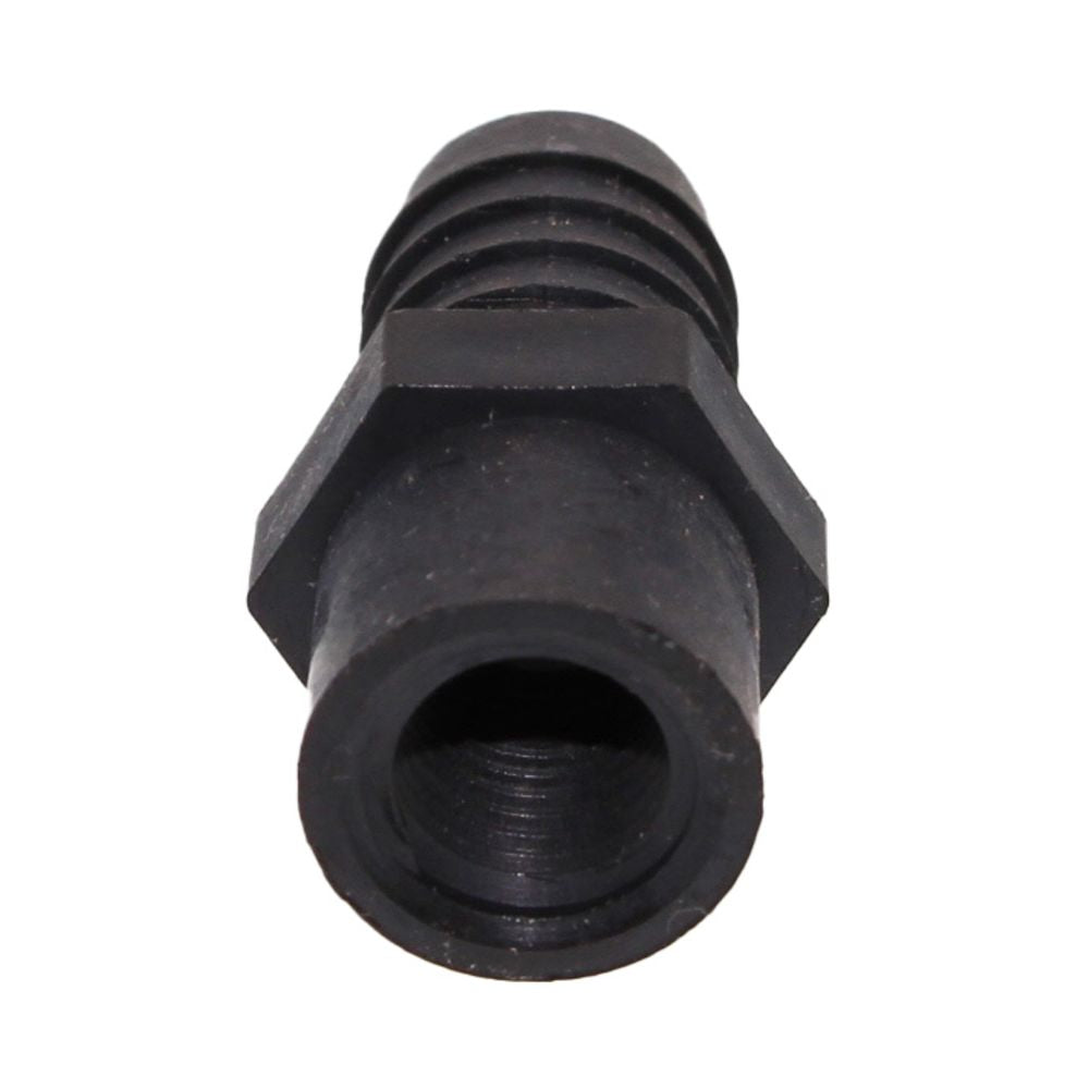 Female Barb Adapter - 5/8 barb x 1/4 FNPT - Black Polypropylene