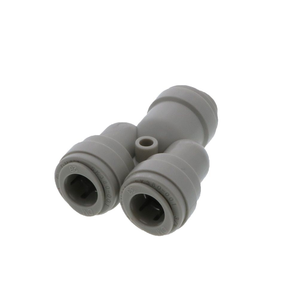 DMfit Two Way Divider - 3/8" x 3/8" x 3/8" Push-In