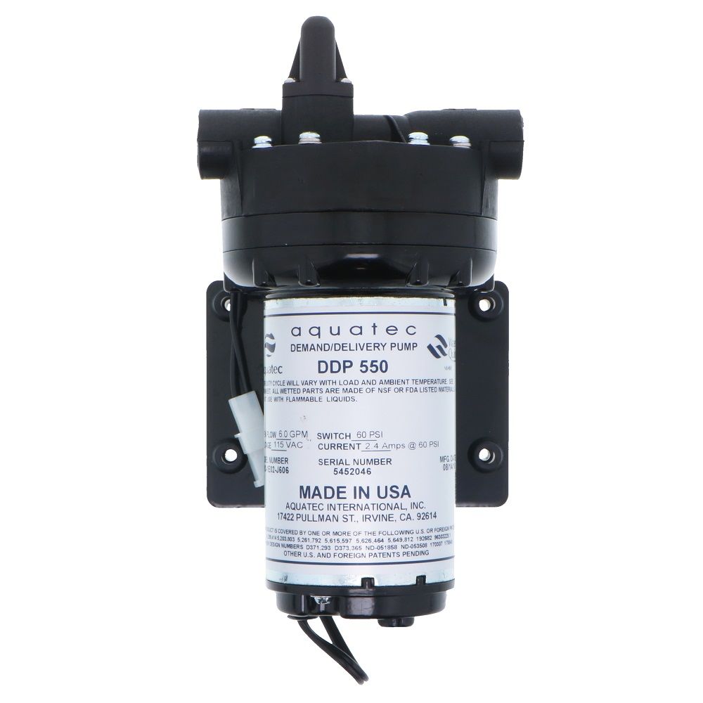 Aquatec 5513-1E01-J606 Pump 6.0 gpm, 1/2 FPT, 115VAC