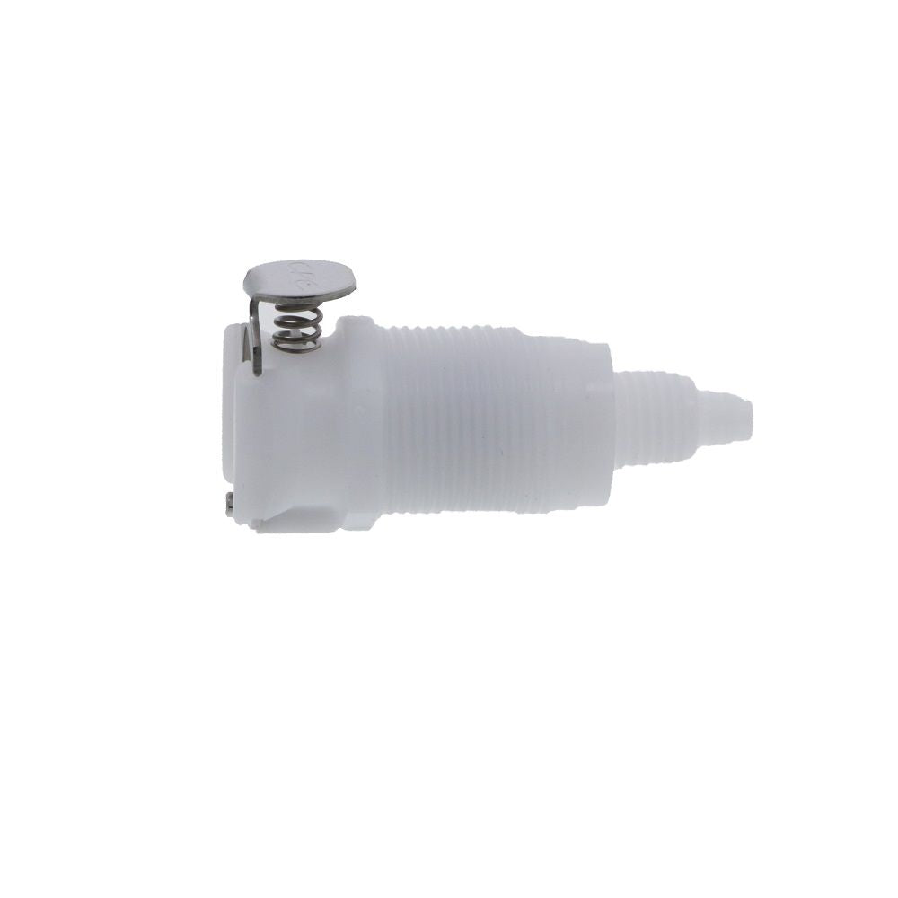 PLCD12004 Valved Panel Mount PTF Coupling Body 1/4 PTF