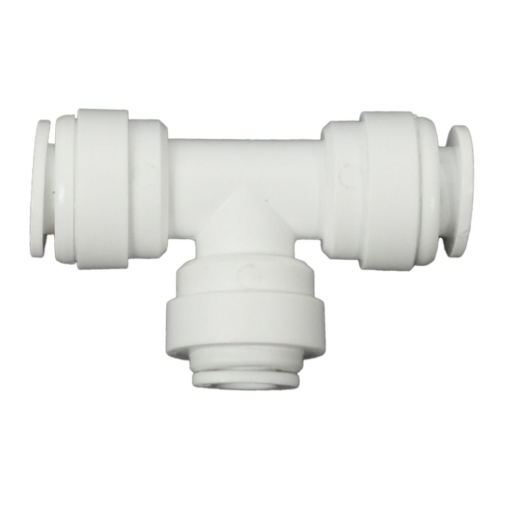 Tee Union Acetal 3/8 qc x 3/8 qc x 1/4 qc