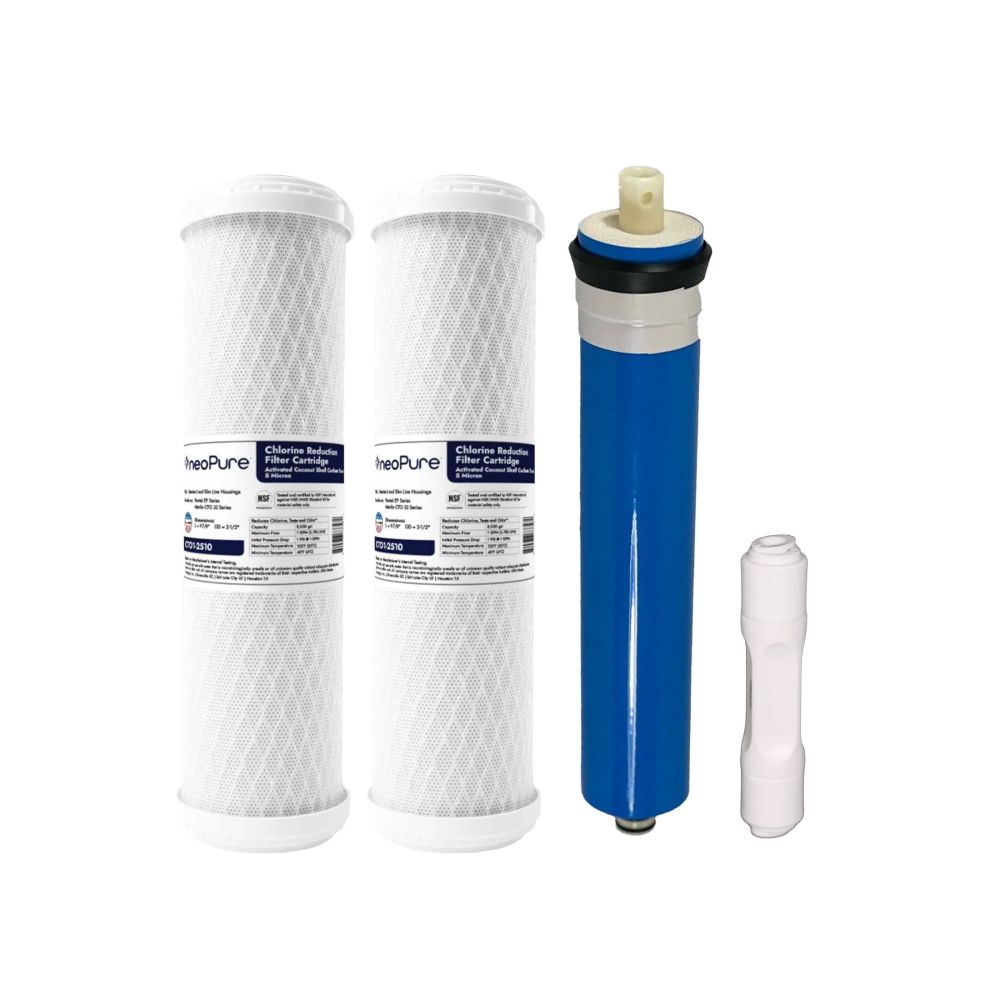 GE SmartWater RO System Compatible Replacement Water Filter Kit