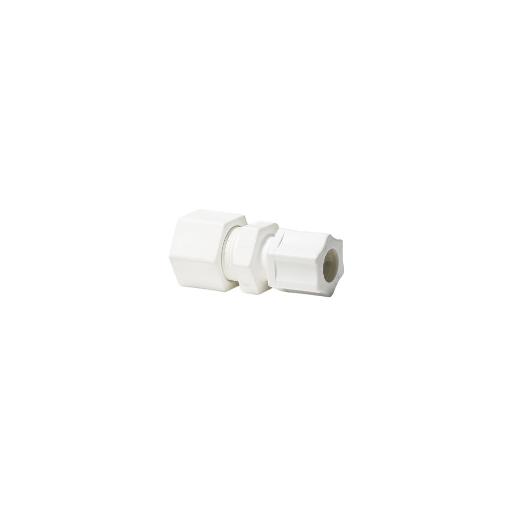 JACO 15-10-8-P-PG Polypropylene Reducing Union 5/8 OD Tube x 1/2 OD Tube