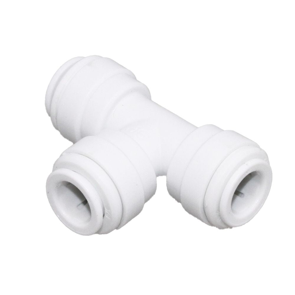 John Guest 3/8" Speedfit Union Tee - White