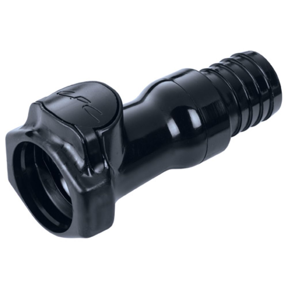 HFCD171257 Valved In-Line Hose Barb Coupling Body 3/4 ID Barb