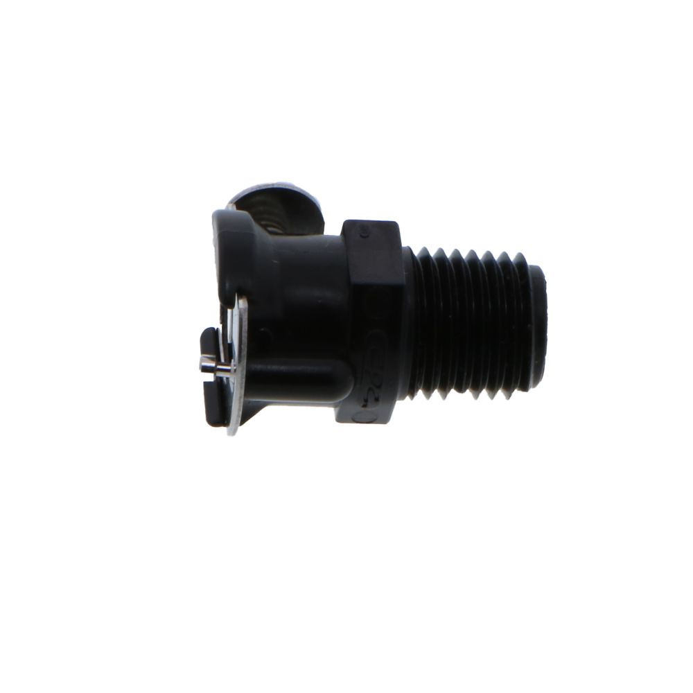FitQuik Nylon Thread to Tube Elbow Fitting - 1/8 NPT to 3/16 Hose Barb