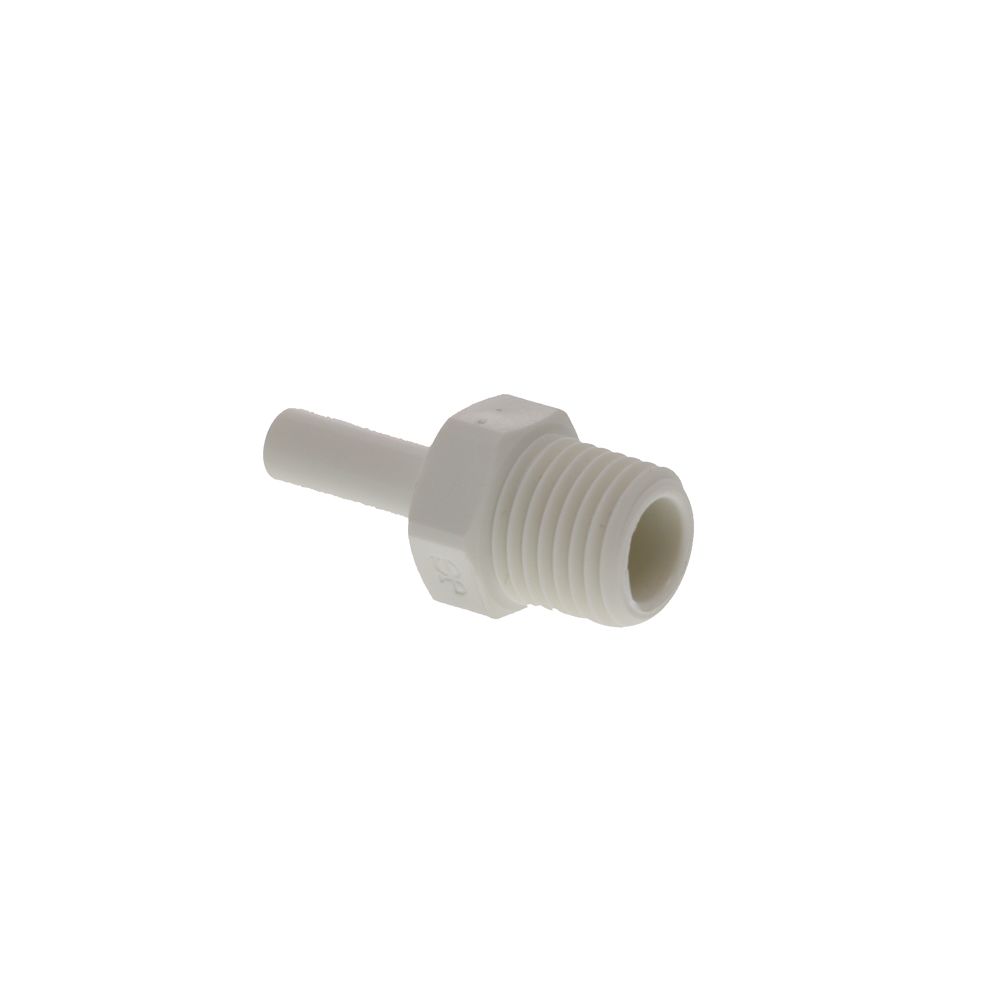 John Guest Stem Adapter Polypro - 1/4 x 1/4 NPTF