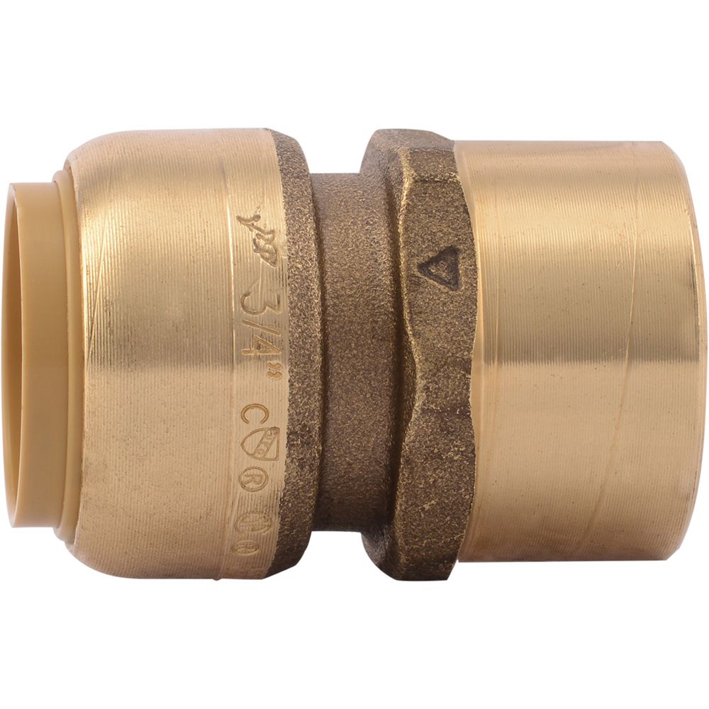 SharkBite® U088LF Lead-Free Brass Push-to-Connect Female Adapter - 3/4" x 3/4" FPT