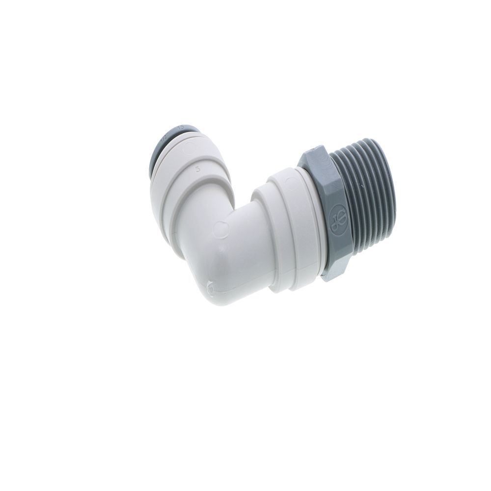 John Guest Swivel Elbow BSPT - 1/2 x 1/2 BSPT