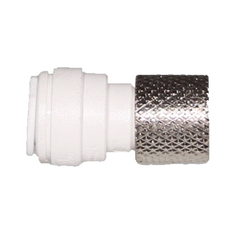 John Guest 3/8 x 9/16-24 UNEF Female Connector - White