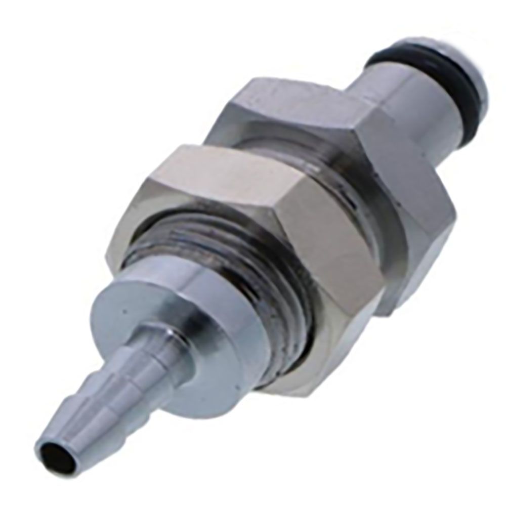 MC4202 Panel Mount Hose Barb Coupling Insert 1/8 ID Barb