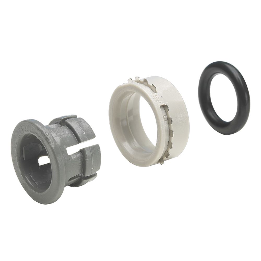 John Guest Plastic Half Cartridge - 3/8 Gray Single Nitrile O-ring