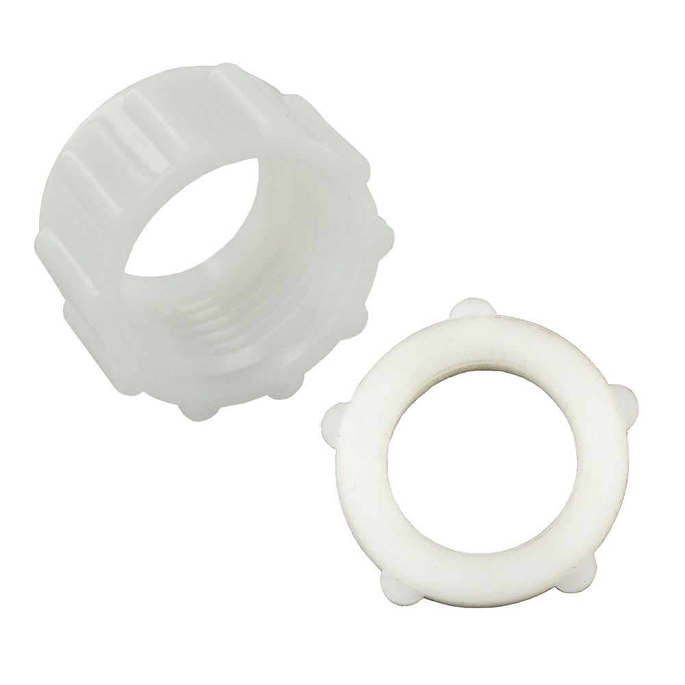 Nylon Garden Hose Nut With TPE Washer - 3/4 FGHT