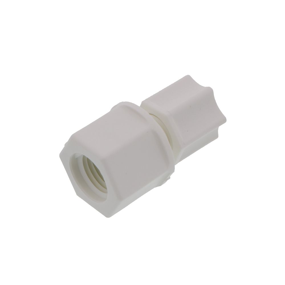 JACO 25-4-4-P-O Polypropylene Female Connector 1/4 OD Tube x 1/4 FPT