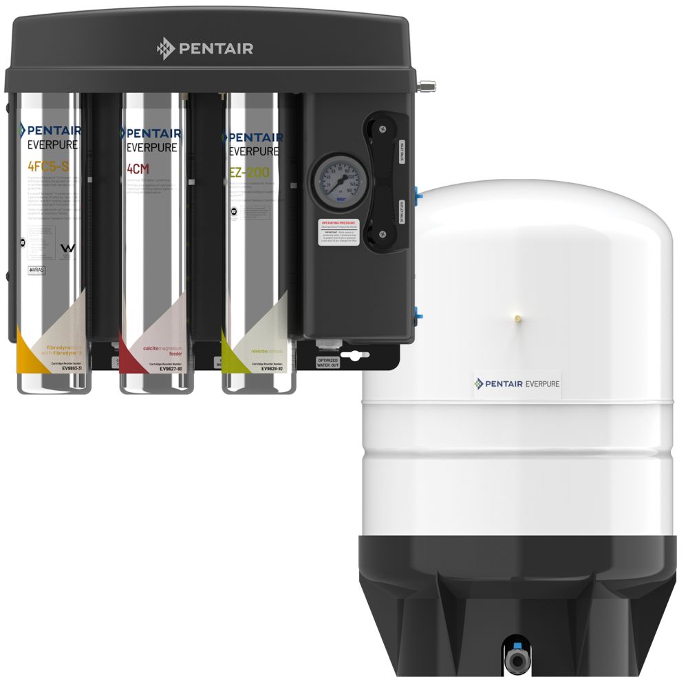 Everpure EV9975-61 EZ-RO System - 200 GPD w/10 Gal Hydropneumatic Tank